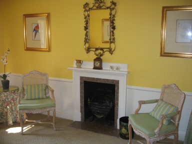 The Byre Suite - Sitting room with living-flame fire - larger image